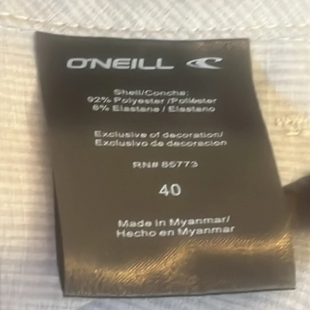 O'neill Men's Crossover Hybrid Grey Short Size 40 NWT